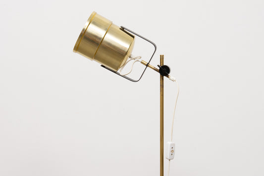 1960s Swedish brass floor lamp