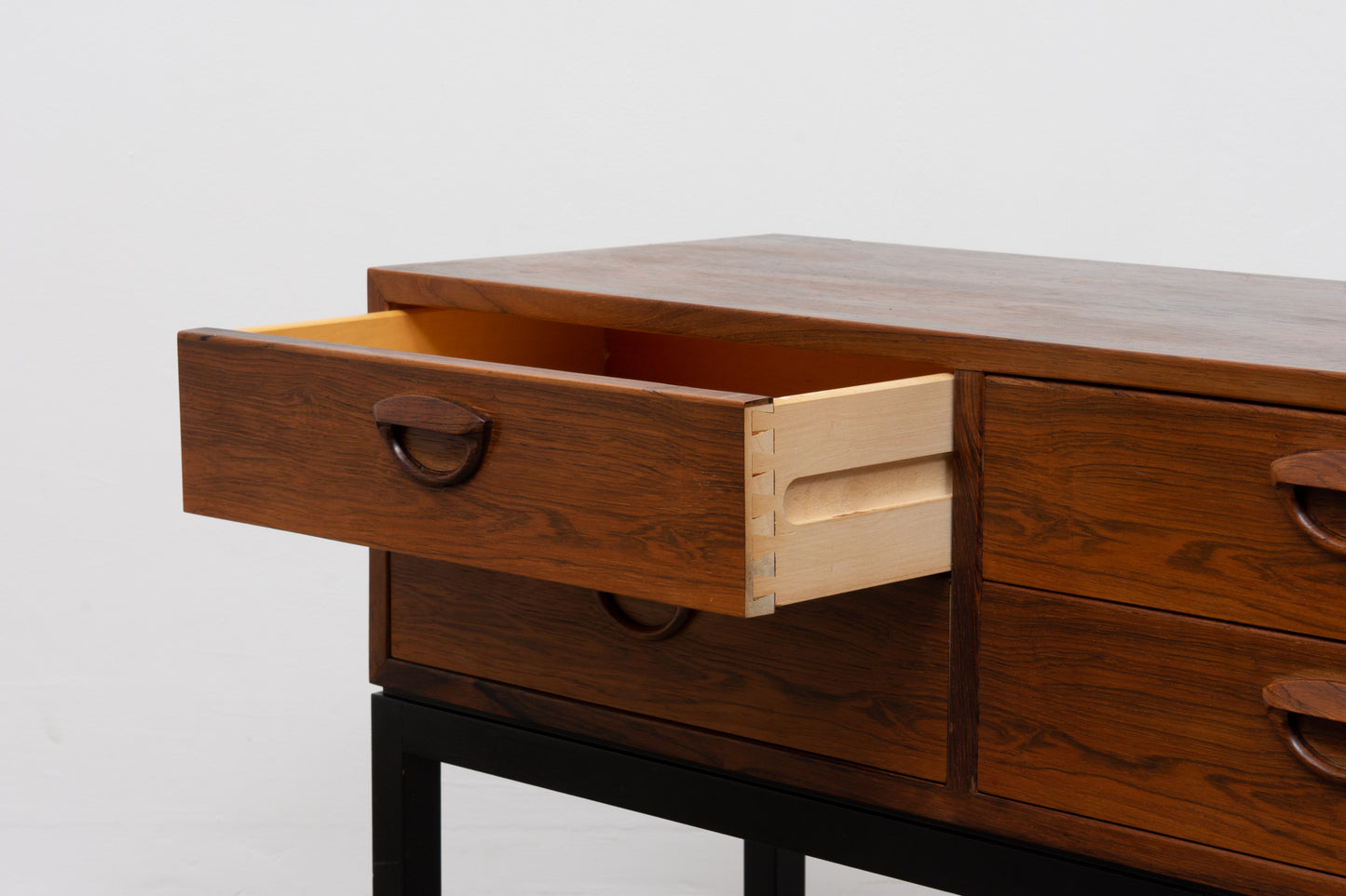 1960s low rosewood chest by Kai Kristiansen