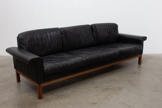 1960s leather sofa by Asko