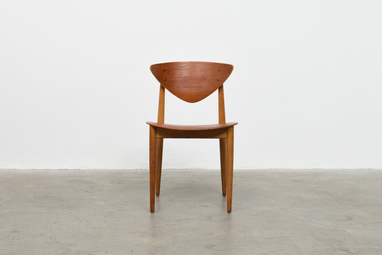 Teak + oak chair by Peter Hvidt & Orla Mølgaard-Nielsen