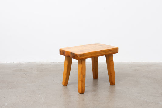 1970s pine stool by Vemdalia