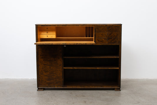 1930s Swedish birch secretary