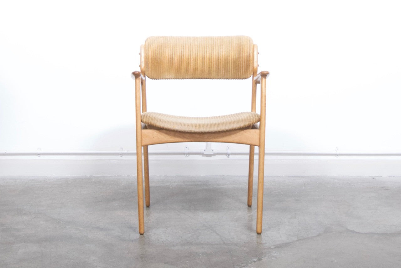 Oak desk chair by Eric Buck