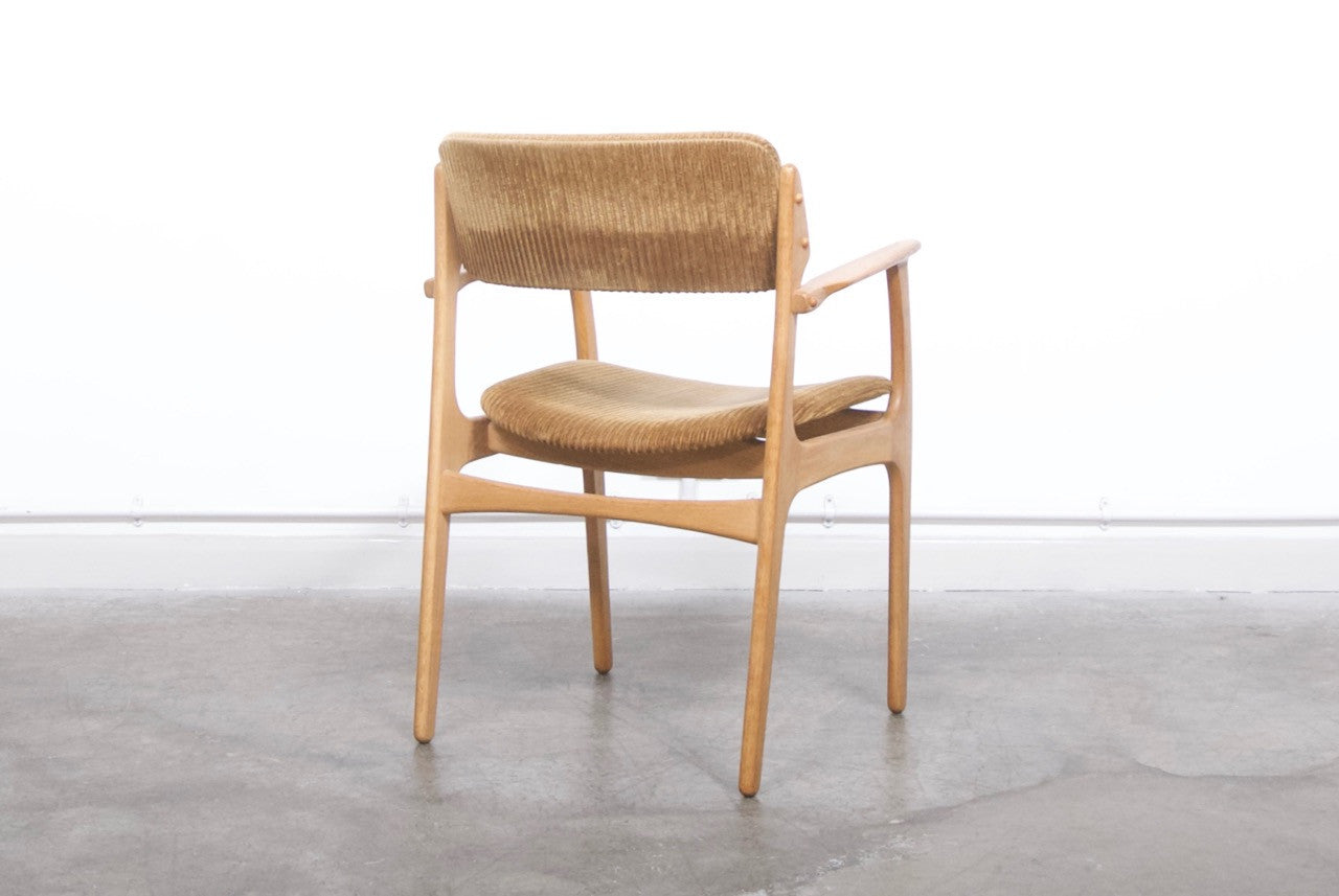 Oak desk chair by Eric Buck