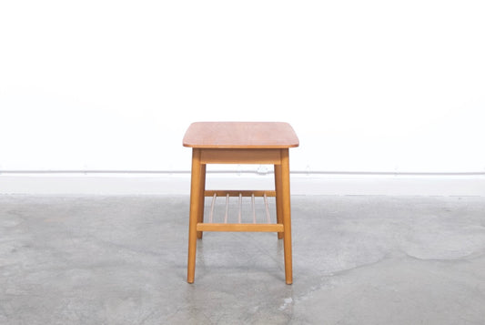 Teak and oak coffee table