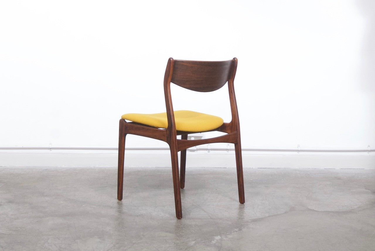 Set of rosewood dining chairs by P.E. Jørgensen for Farso Stolefabrik