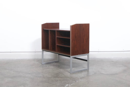 Rosewood hi-fi stand by B & O