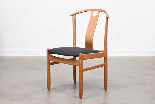 Four available: Oak dining chairs by Engström & Myrstrand