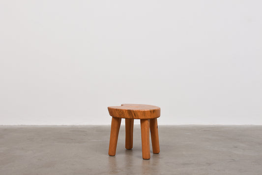 1970s Swedish pine stool