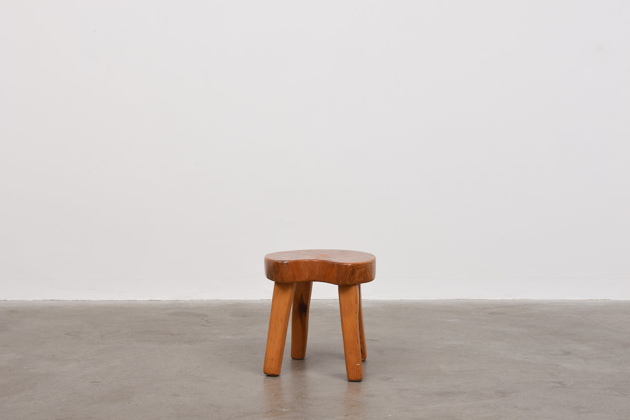 1970s Swedish pine stool