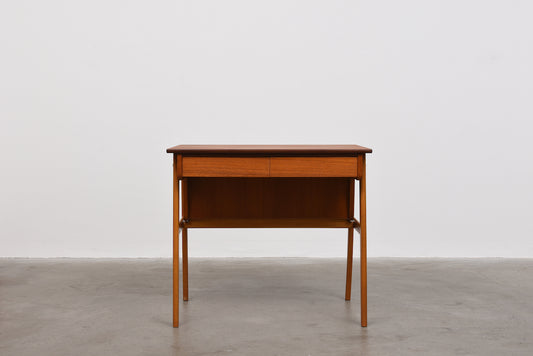 1960s Norwegian desk with hidden storage