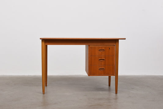 1960s Swedish desk in teak and oak