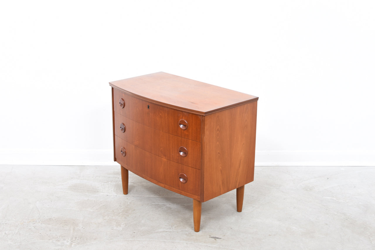 1950s short chest in teak