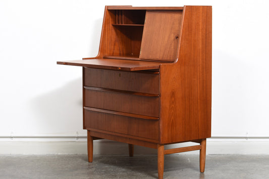 Teak secretary with mirror no.1