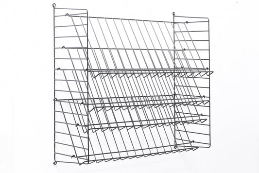 Vintage wire shelving by String