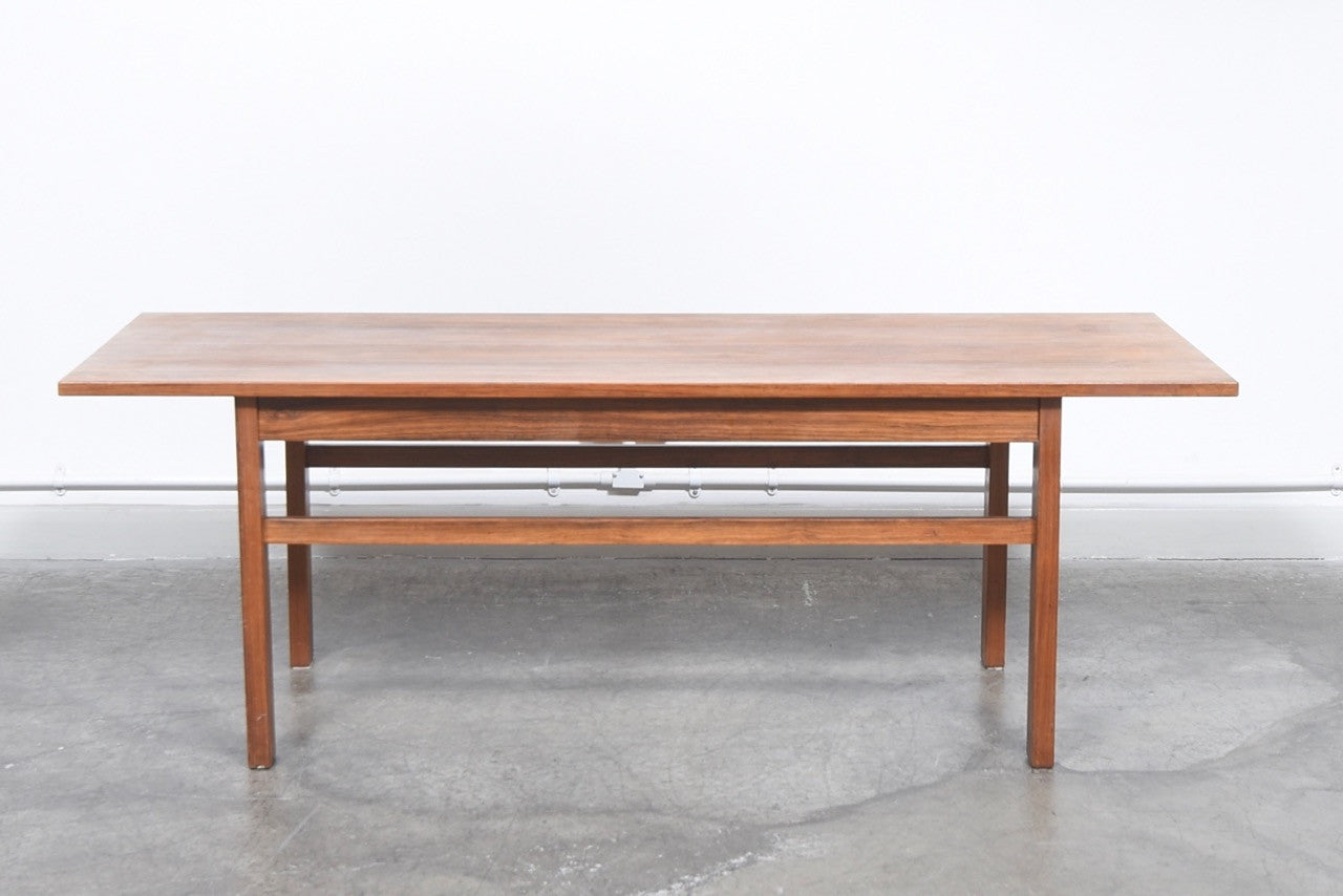 Rosewood coffee table with drawer