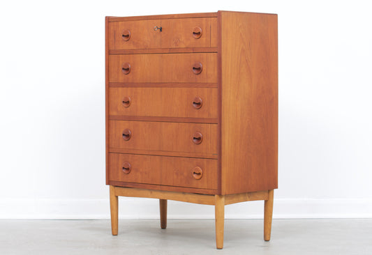 Teak chest of drawers by Kai Kristiansen