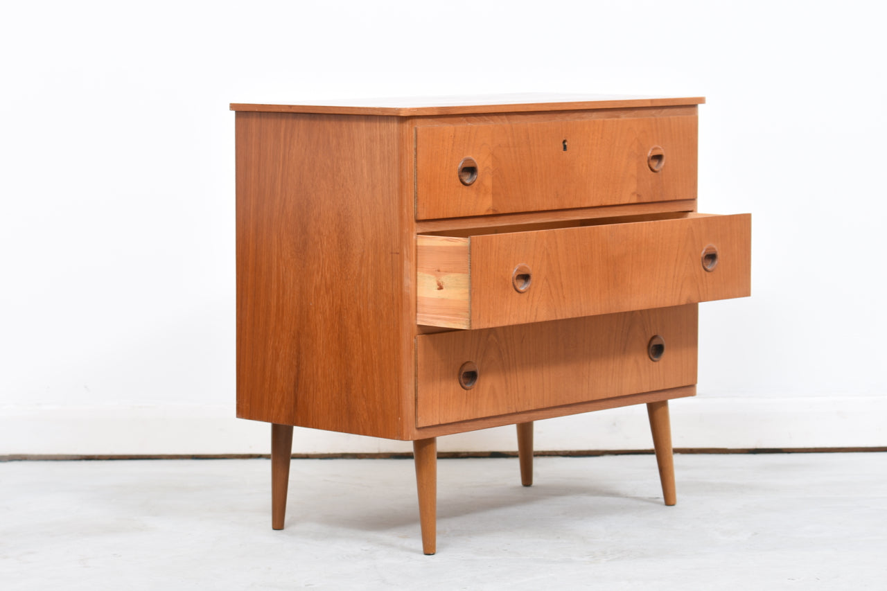 1950s chest of three drawers