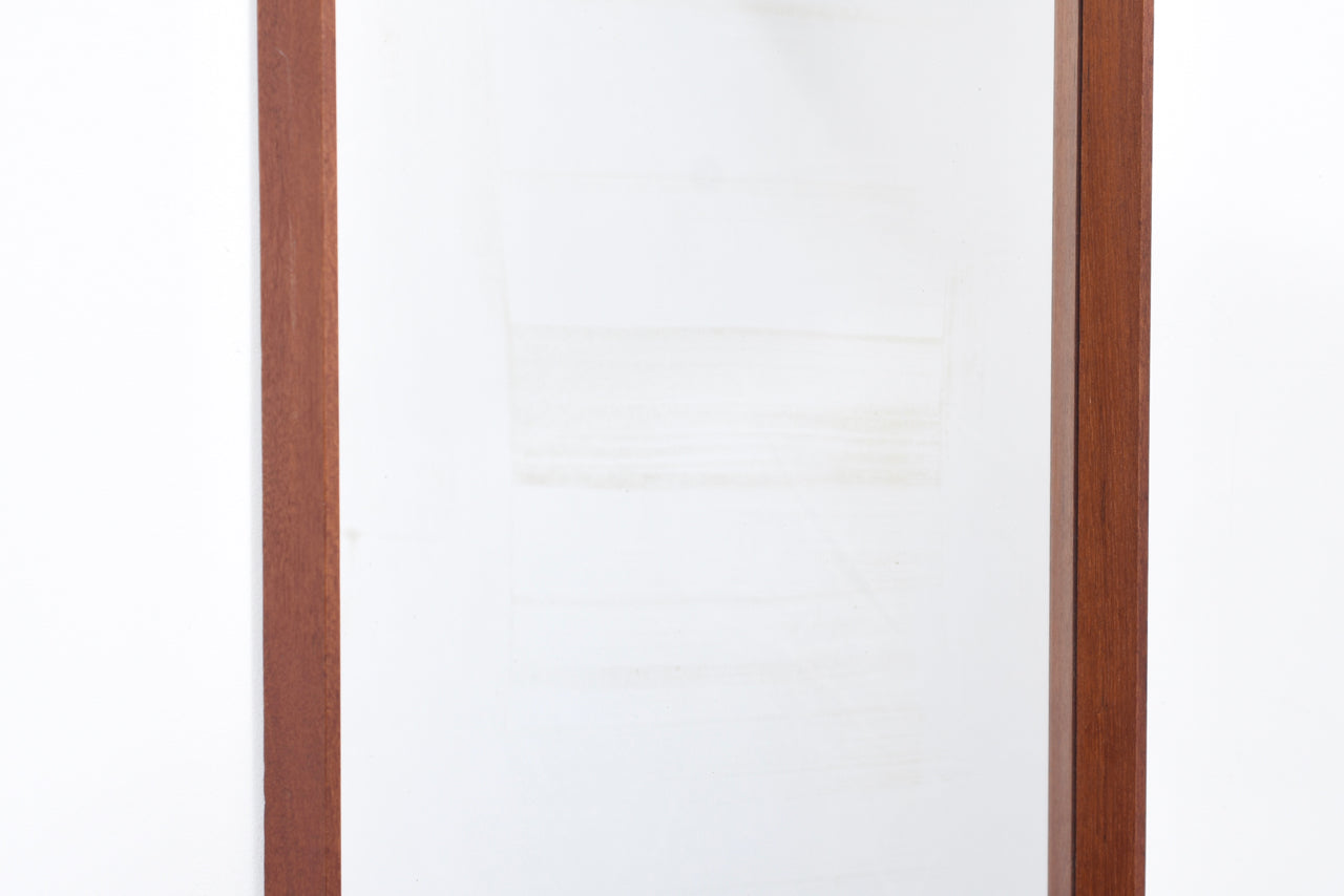 1960s teak rectangular mirror