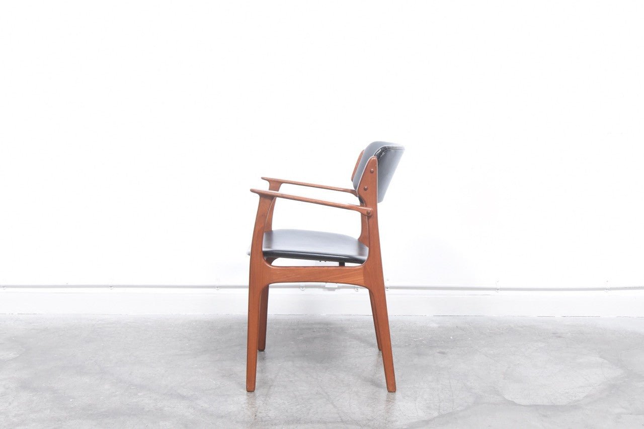 Teak chair by Erik Buch