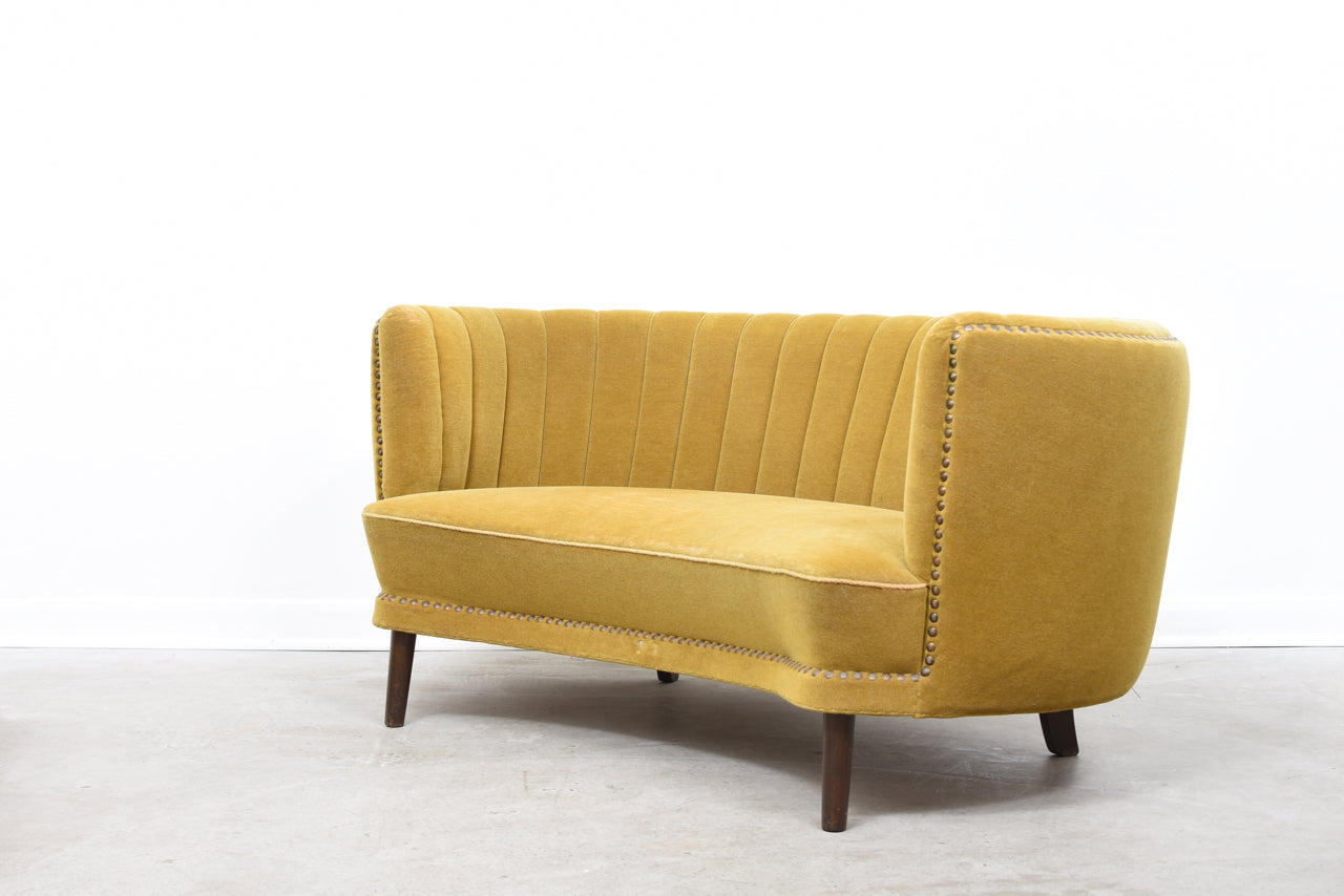 1940s banana sofa
