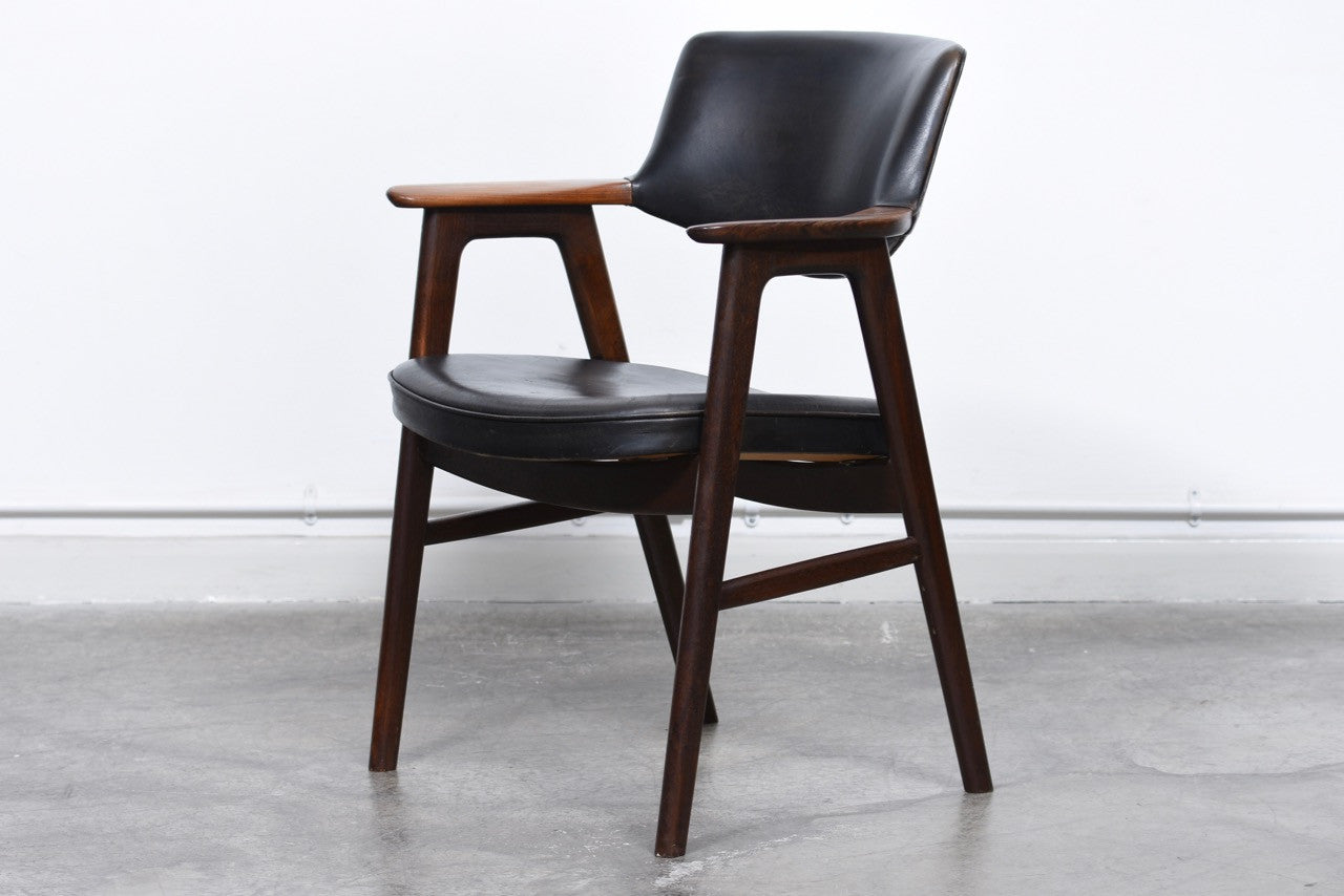 Rosewood armchair by Erik Kirkegaard