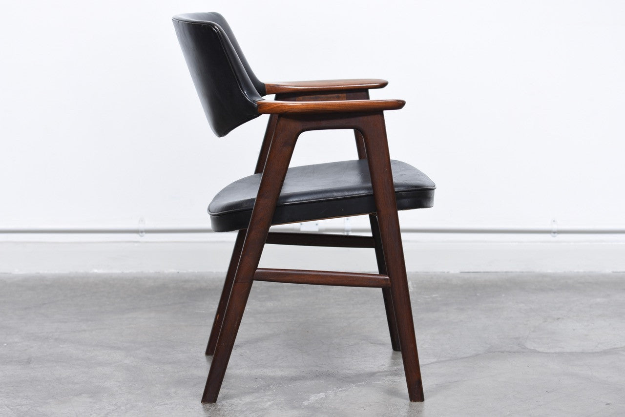 Rosewood armchair by Erik Kirkegaard