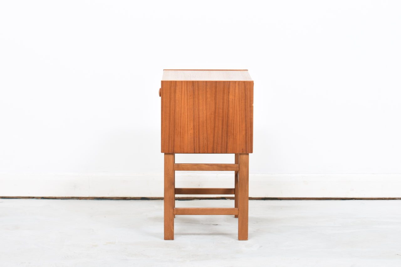 Pair of 1970s teak bedside tables