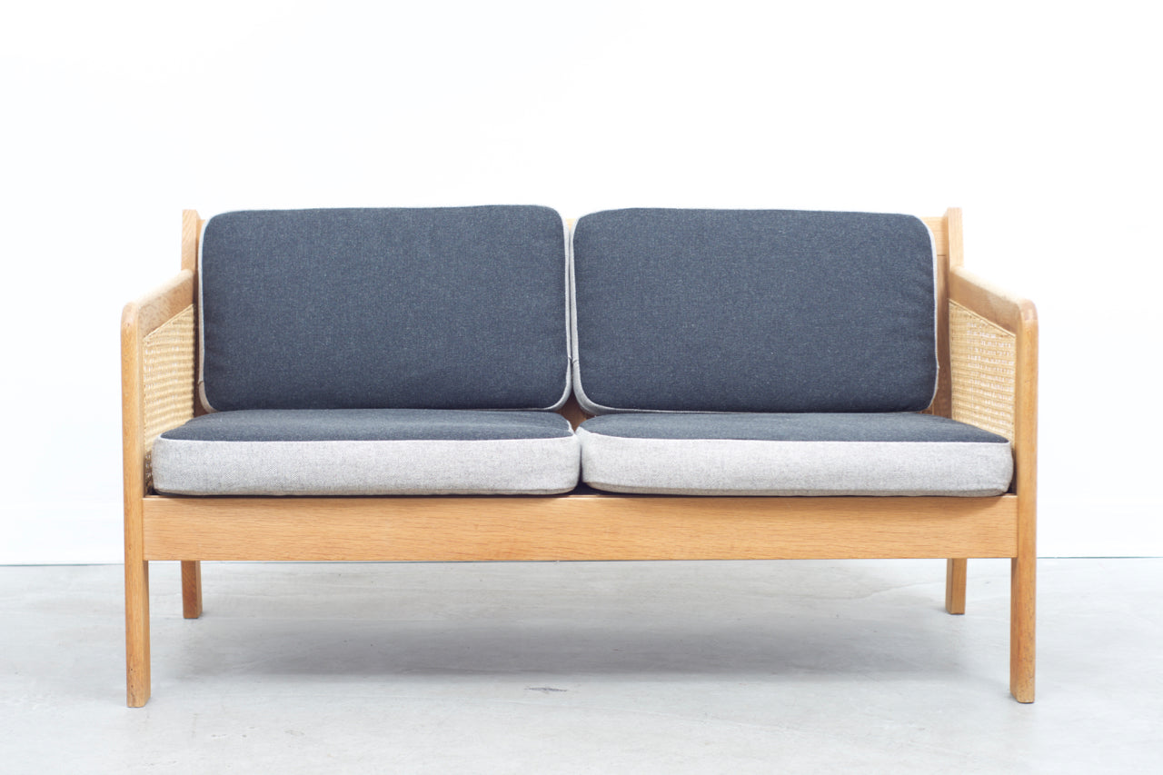 Two seat sofa by Bernt Petersen with reversible cushions