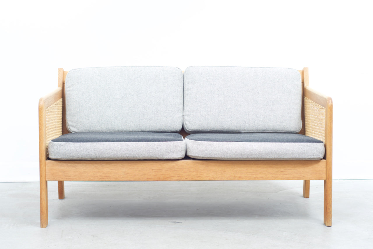 Two seat sofa by Bernt Petersen with reversible cushions