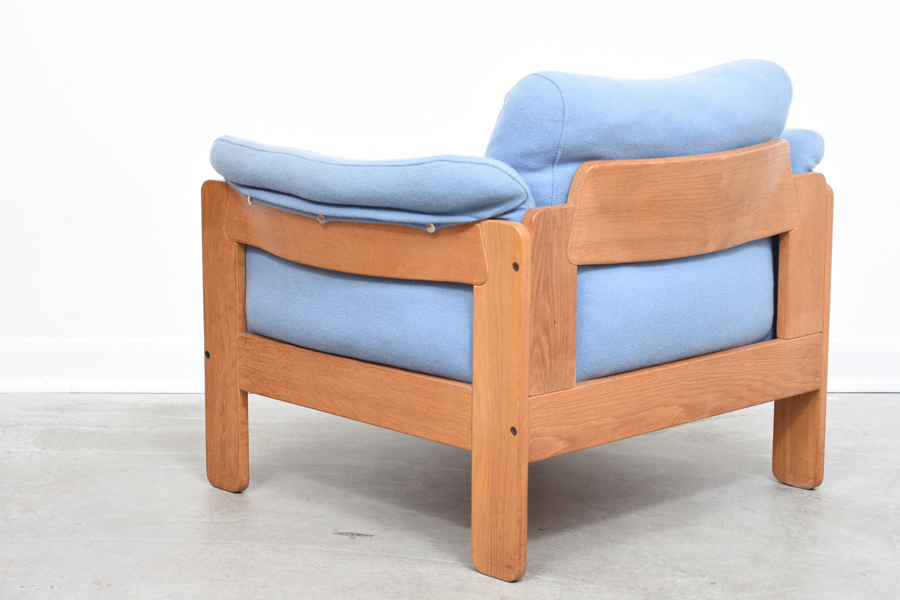 1970s oak lounge chair by N. Eilersen