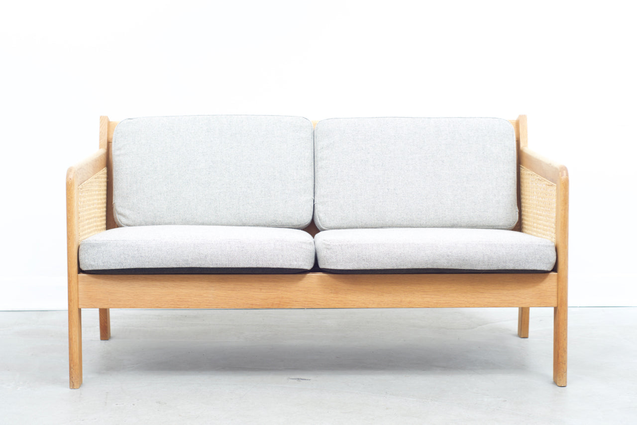 Two seat sofa by Bernt Petersen with reversible cushions