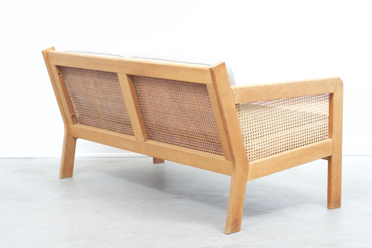 Two seat sofa by Bernt Petersen with reversible cushions