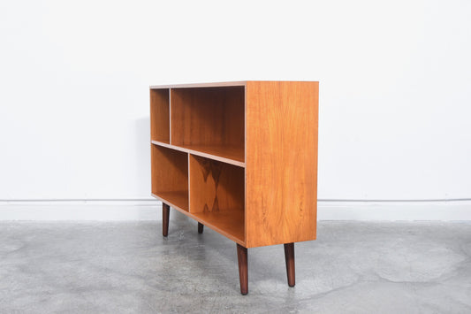 Low teak book case