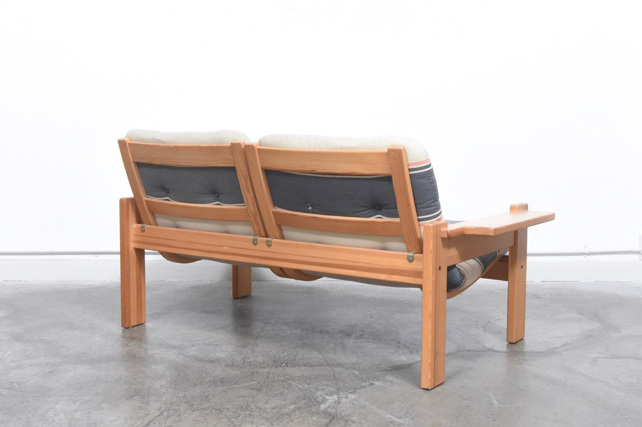 Two seat sofa by Yngve Ekström