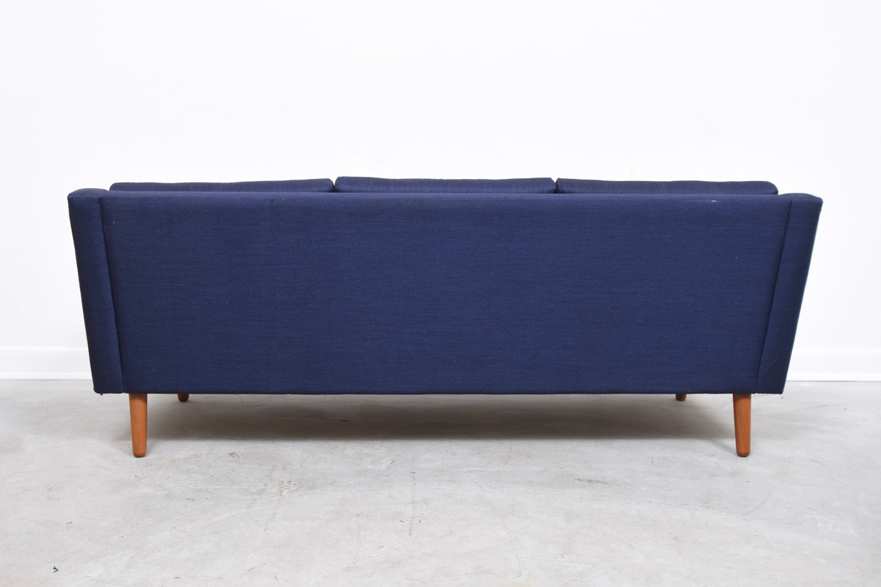 Three seat sofa in taffeta