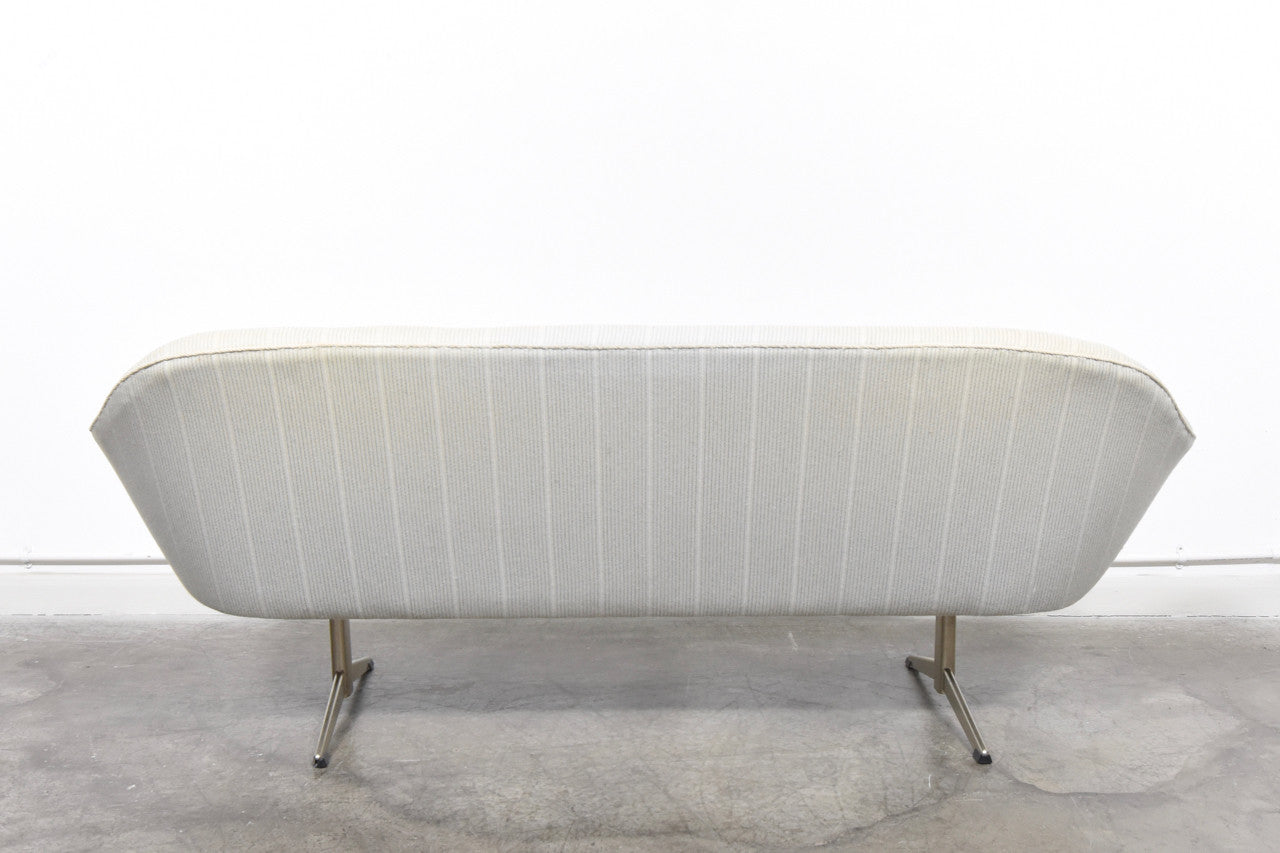 Two available: Shell sofa on shaker legs