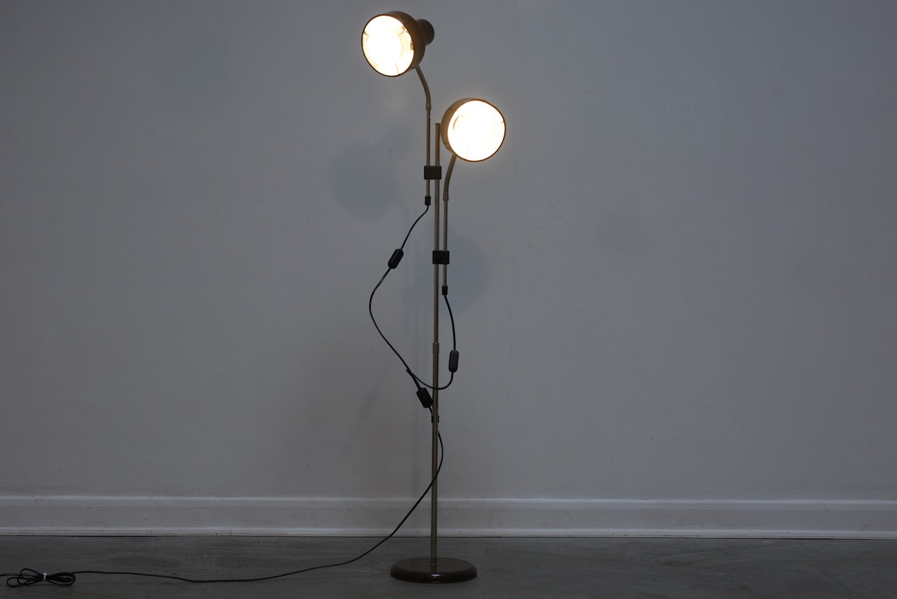 1960s twin-headed floor lamp by Hans-Agne Jakobsson