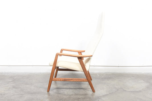 Reclining lounge chair by Alf Svensson