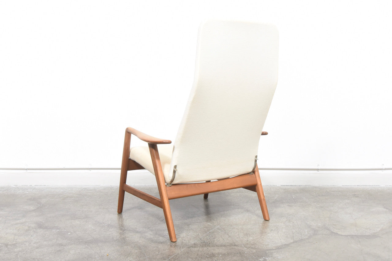 Reclining lounge chair by Alf Svensson