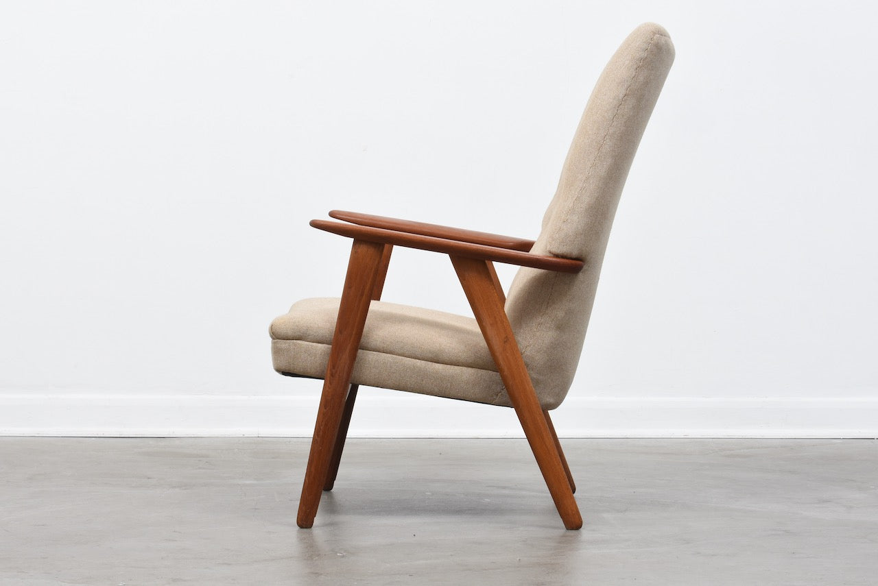 High back lounge chair by Kurt Olsen