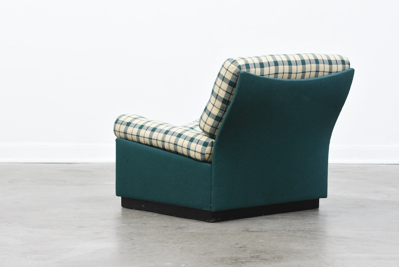 Cubus lounge chair and ottoman by Rud Thygesen + Jonny Sørensen