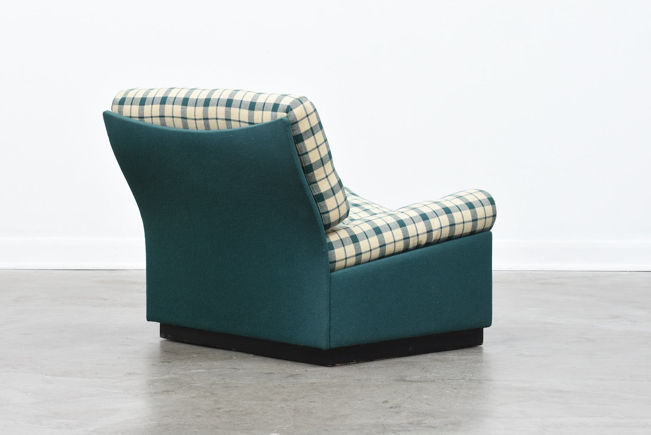 Cubus lounge chair and ottoman by Rud Thygesen + Jonny Sørensen