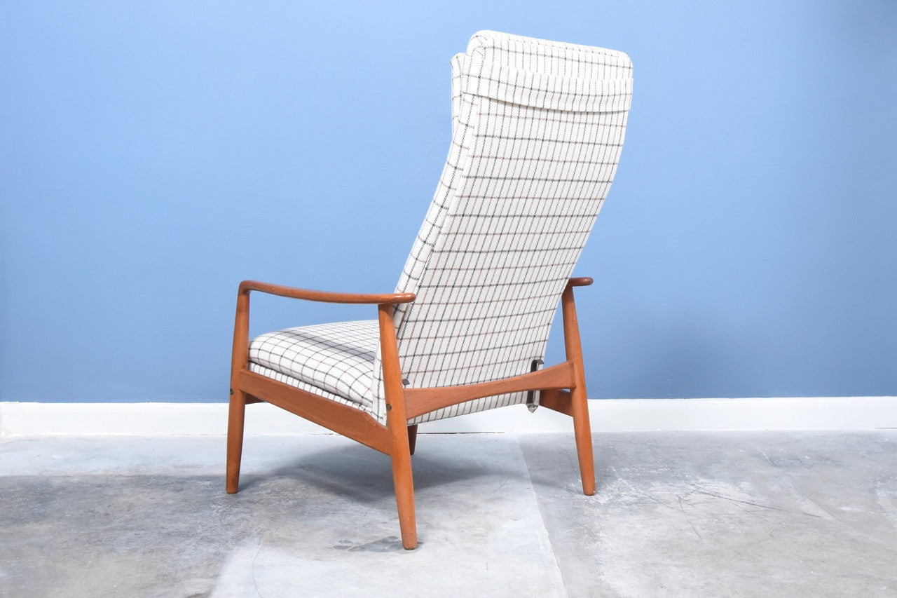 Reclining lounge chair by Søren Ladefoged