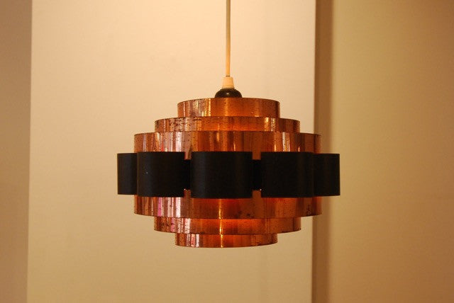 Copper ceiling light by Coronell