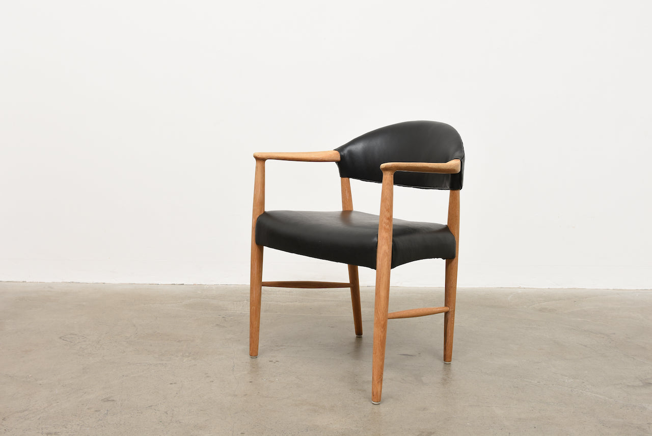 Oak armchair by Ejnar Larsen & Aksel Bender Madsen