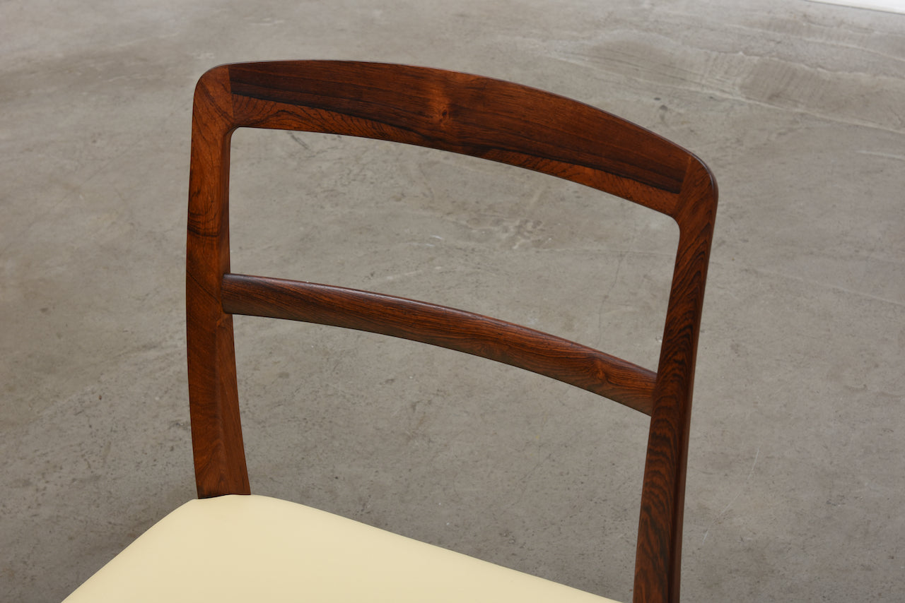 Set of four 1960s rosewood dining chairs