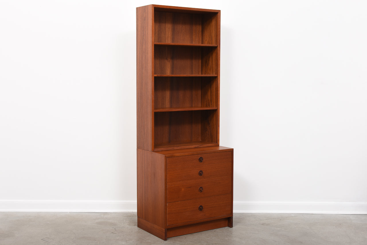 Tall bookshelf + drawers by Børge Mogensen