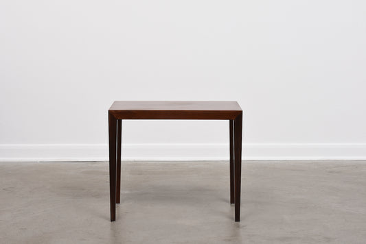 Rosewood side table by Haslev