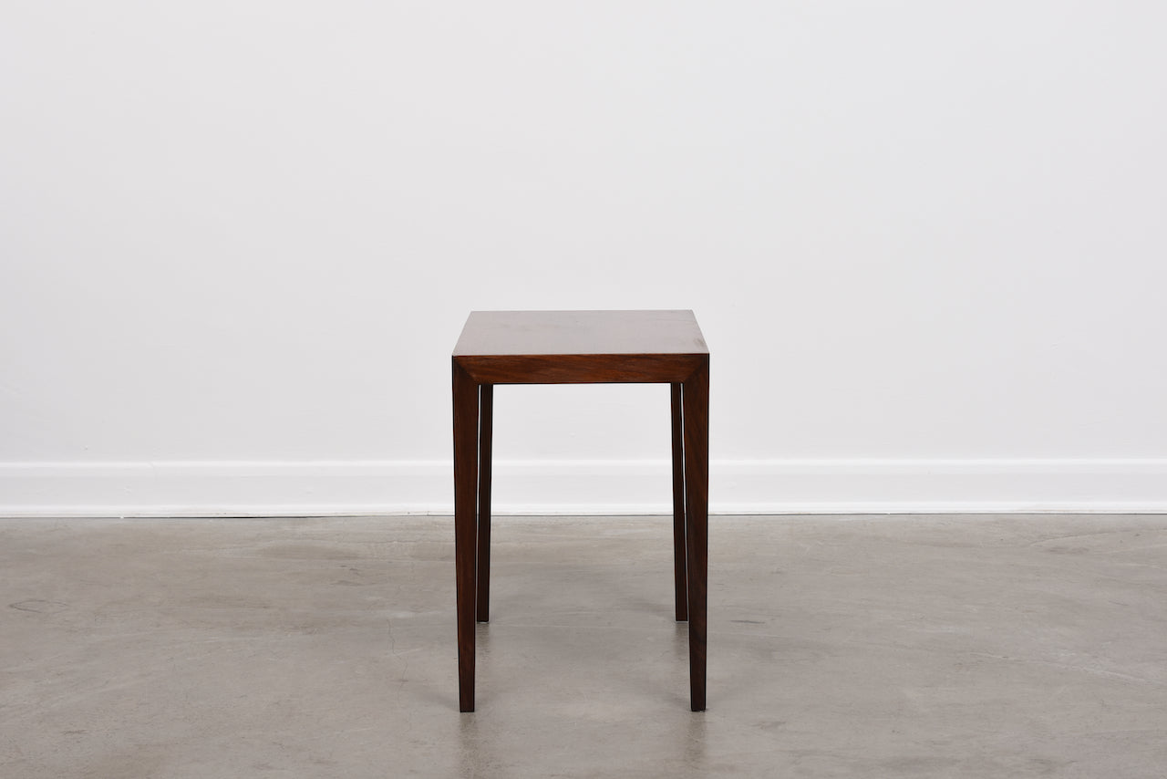 Rosewood side table by Haslev